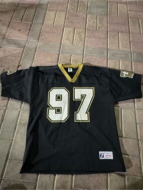 Vintage 1990s New Orleans Saints jersey manufactured by Logo 7